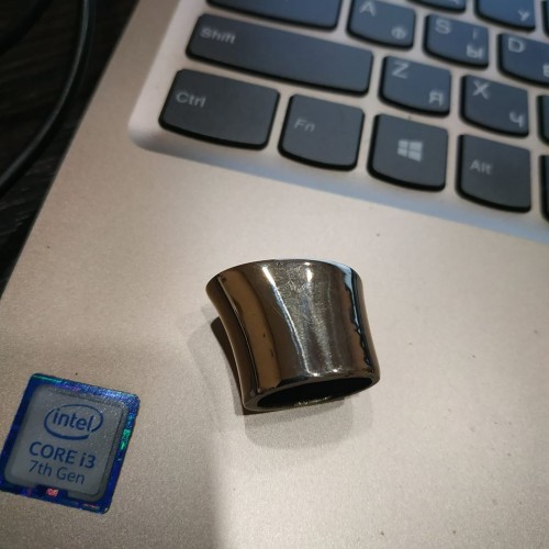 Тыльник для финки (ТФ-7/1) белая бронза Тыльник для финки (ТФ-7/1) белая бронза